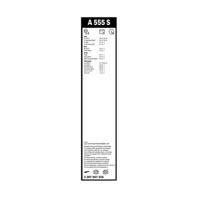 BALAIS ESSUIE-GLACE AEROTWIN A555S X2 BOSCH