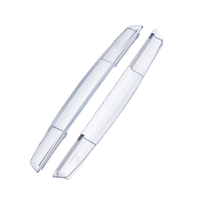 Lot de 2 protections portières transparentes