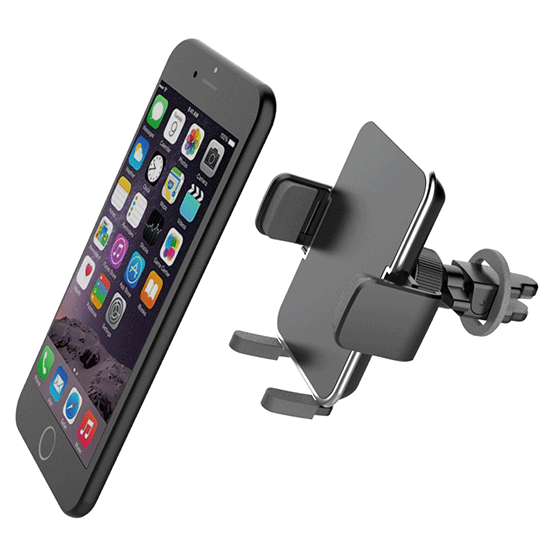 Support téléphone noir AQ SH-02