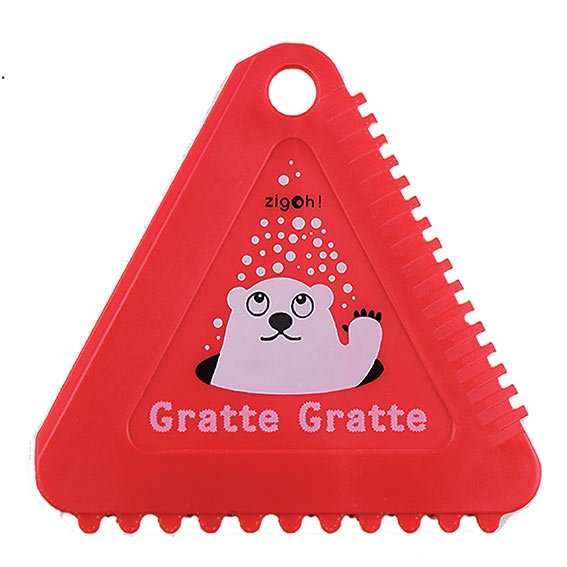 GRATTE-GIVRE-TRIANGULAIRE-ROUGE-OURS-ZIGOH-!-293785-02