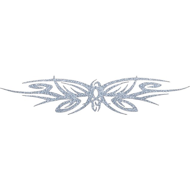 Tatouage-Butterfly-argent-59221