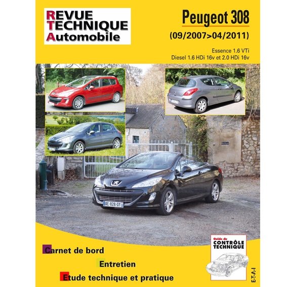 Revue-technique-de-la-Peugeot-308-SW-ESSENCE-et-DIESEL-(-de-09-2007-jusqu'&agrave;-03-2011)-100119