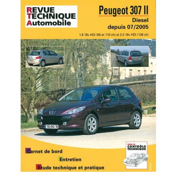 Revue-Technique-Automobile-PEUGEOT-307-II-(-de-11-2007-à-06-2008-)-59846