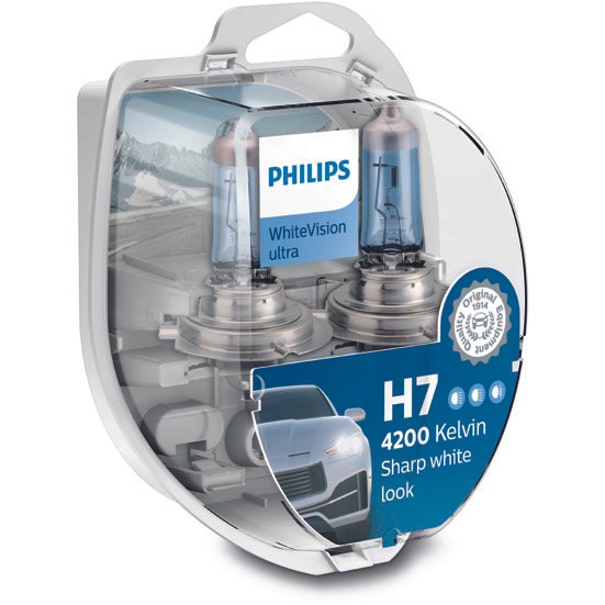 Ampoule H7 X2 Racing Vision GT200 12V 55W - Philips PHILIPS - Ampoules
