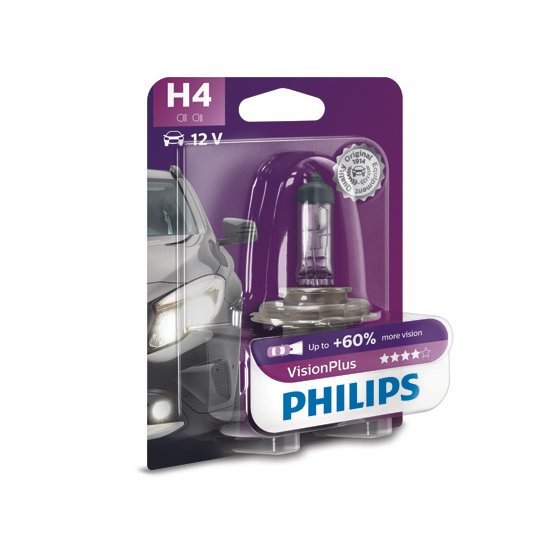 Ampoule halogène H4 Philips H4 WhiteVision ultra 12342WVUB1